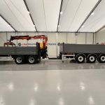Scania P270 6×2 10 Tyre Flatbed Drawbar Brick Grab - thumbnail
