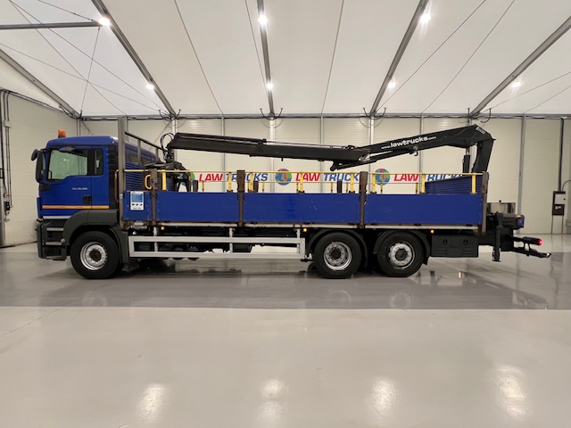 MAN TGS 26.360 6×2 Rear Lift Dropside Brick Grab Manual