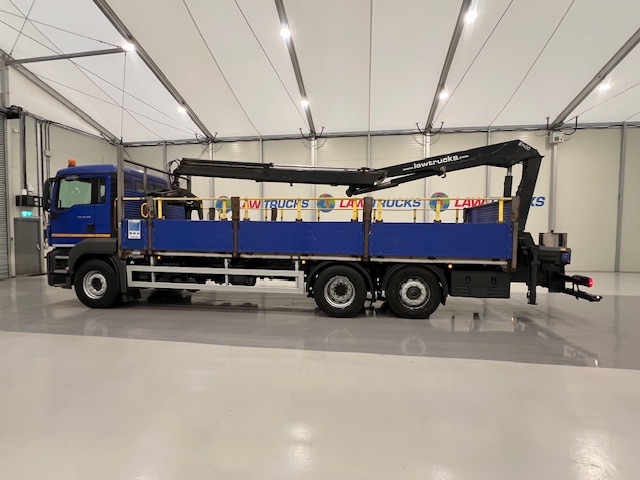 MAN TGS 26.360 6×2 Rear Lift Dropside Brick Grab Manual
