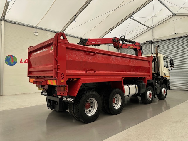 DAF CF85 410 8×4 Day Cab Steel Tipper Grab