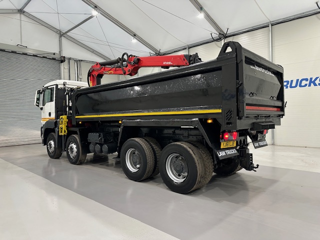 MAN TGS 35.360 8×4 Day Cab Steel Tipper Grab