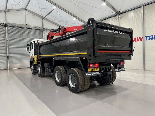 MAN TGS 35.360 8×4 Day Cab Steel Tipper Grab