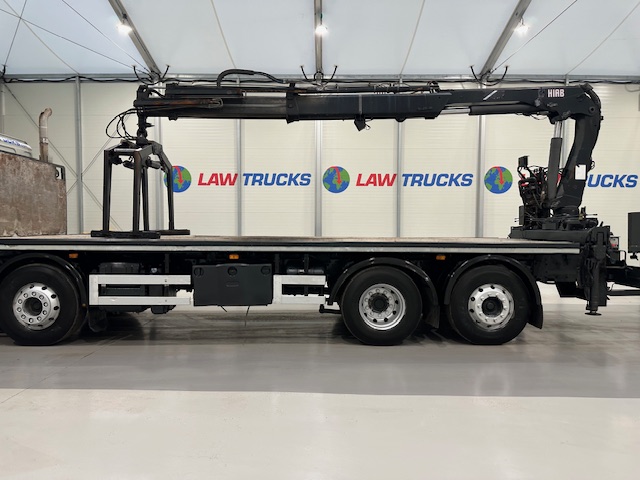 DAF CF85 360 8×2 Flatbed Brick Grab Drawbar
