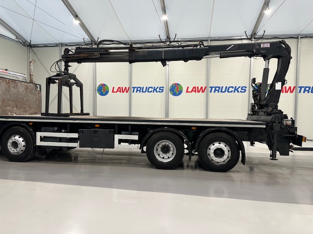 DAF CF85 360 8×2 Flatbed Brick Grab Drawbar