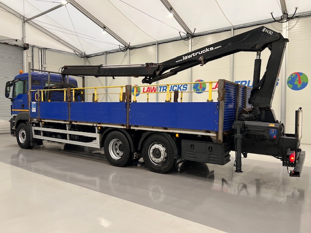 MAN TGS 26.360 6×2 Rear Lift Dropside Brick Grab Manual
