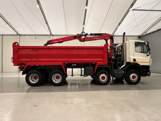 DAF CF85 410 8×4 Day Cab Steel Tipper Grab