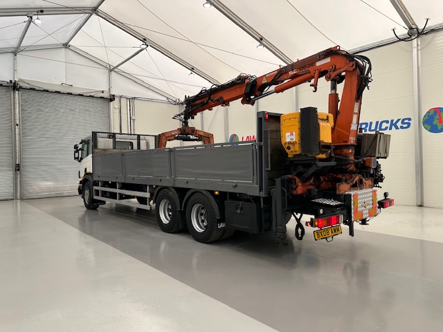 Scania P270 6×2 10 Tyre Flatbed Brick Grab