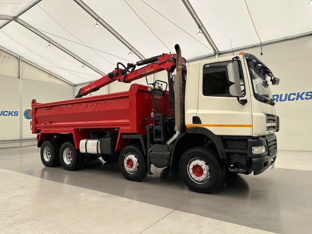 DAF CF85 410 8×4 Day Cab Steel Tipper Grab
