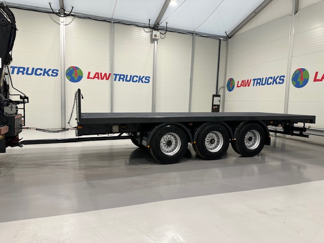 DAF CF85 360 8×2 Flatbed Brick Grab Drawbar