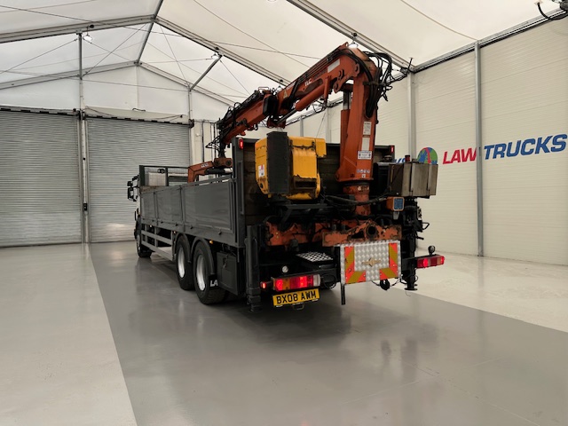 Scania P270 6×2 10 Tyre Flatbed Brick Grab