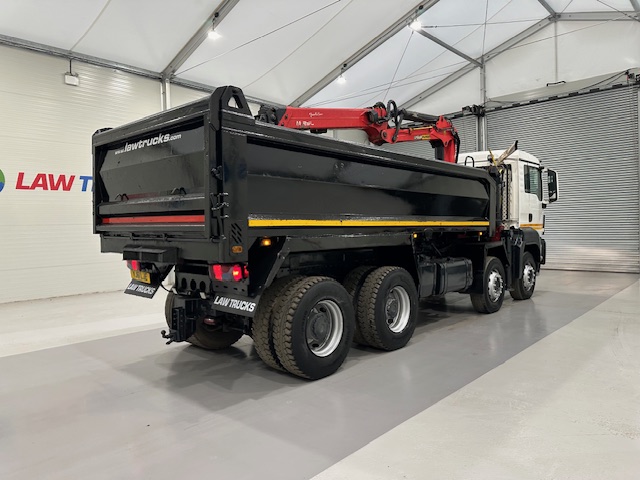 MAN TGS 35.360 8×4 Day Cab Steel Tipper Grab