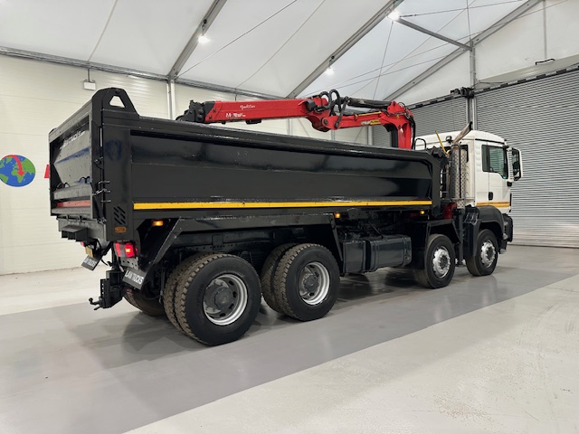 MAN TGS 35.360 8×4 Day Cab Steel Tipper Grab