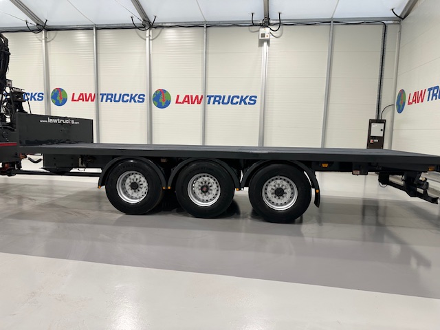 DAF CF85 360 8×2 Flatbed Brick Grab Drawbar