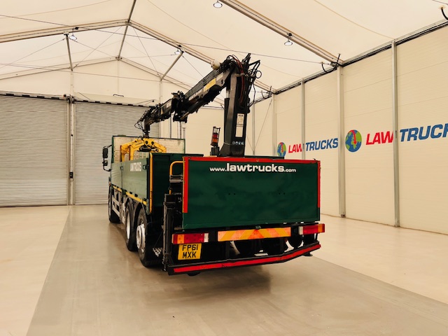 DAF CF75 310 Rear Lift Day Cab Dropside Brick Grab
