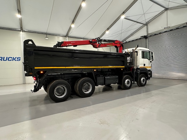 MAN TGS 35.360 8×4 Day Cab Steel Tipper Grab