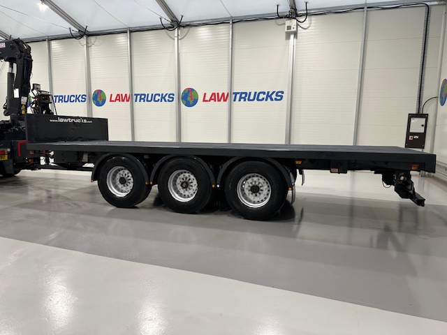 DAF CF85 360 8×2 Flatbed Brick Grab Drawbar