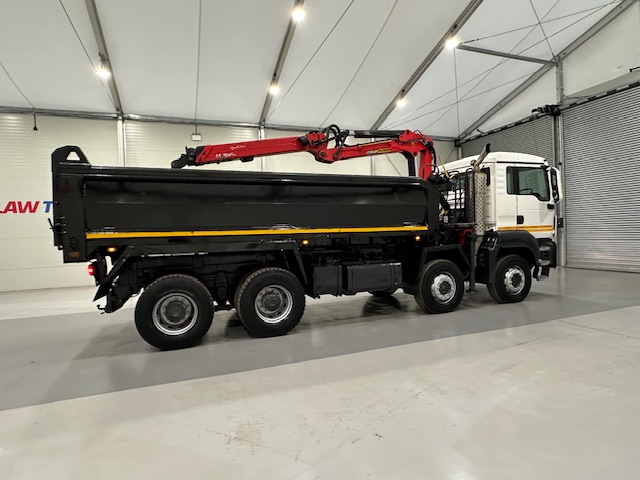 MAN TGS 35.360 8×4 Day Cab Steel Tipper Grab