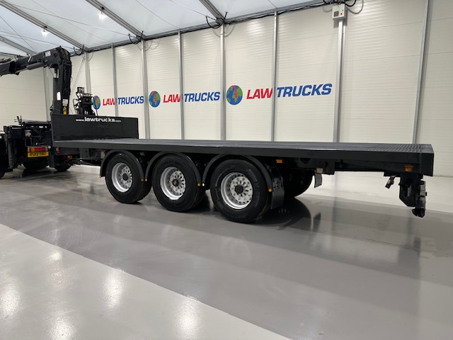 DAF CF85 360 8×2 Flatbed Brick Grab Drawbar