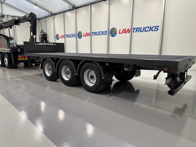 DAF CF85 360 8×2 Flatbed Brick Grab Drawbar