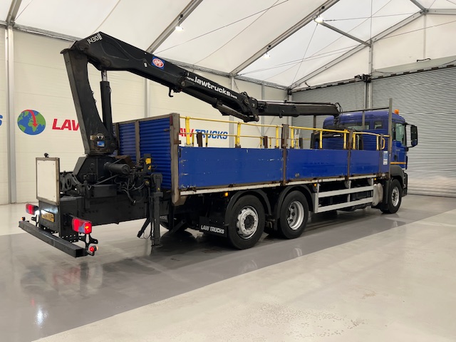 MAN TGS 26.360 6×2 Rear Lift Dropside Brick Grab Manual