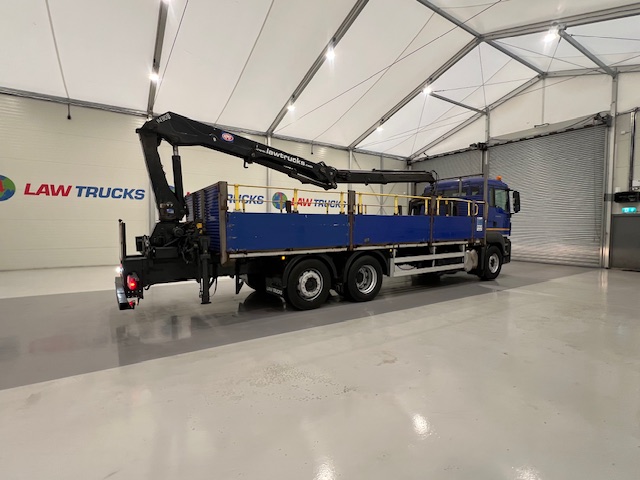 MAN TGS 26.360 6×2 Rear Lift Dropside Brick Grab Manual