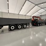 Scania P270 6×2 10 Tyre Flatbed Drawbar Brick Grab - thumbnail