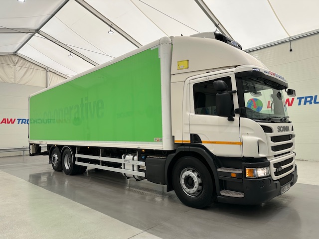 Scania P280 6×2 Rear Lift Day Cab Fridge Box