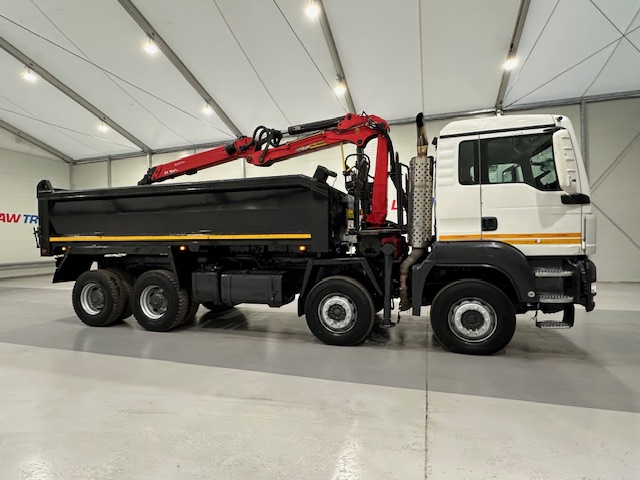 MAN TGS 35.360 8×4 Day Cab Steel Tipper Grab