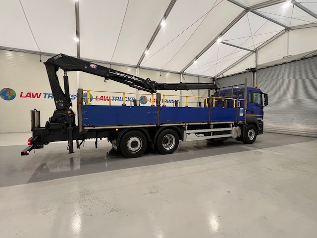 MAN TGS 26.360 6×2 Rear Lift Dropside Brick Grab Manual