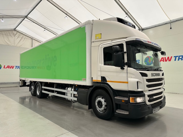 Scania P280 6×2 Rear Lift Day Cab Fridge Box