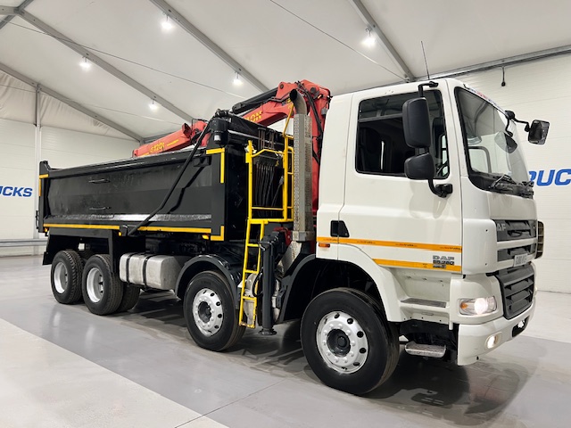 DAF CF85 360 8×4 Day Cab Steel Tipper Grab