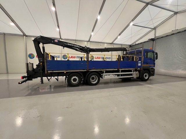 MAN TGS 26.360 6×2 Rear Lift Dropside Brick Grab Manual
