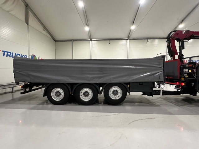 DAF CF85 460 6×2 Flatbed Drawbar Brick Grab