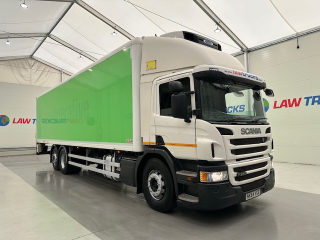 Scania P280 6×2 Rear Lift Day Cab Fridge Box