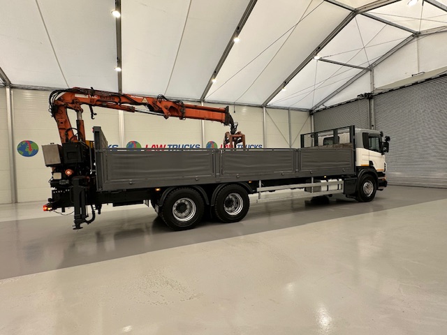 Scania P270 6×2 10 Tyre Flatbed Brick Grab