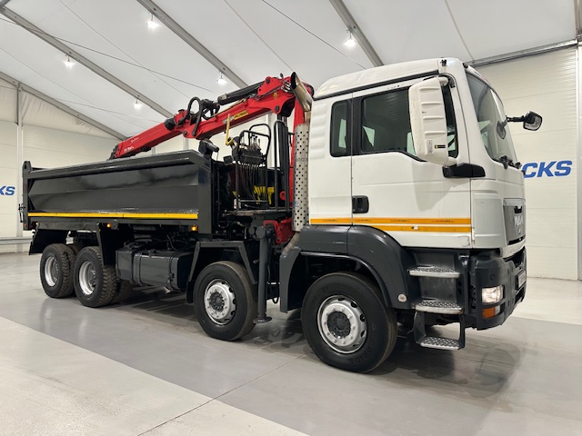 MAN TGS 35.360 8×4 Day Cab Steel Tipper Grab