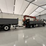 Scania P270 6×2 10 Tyre Flatbed Drawbar Brick Grab - thumbnail