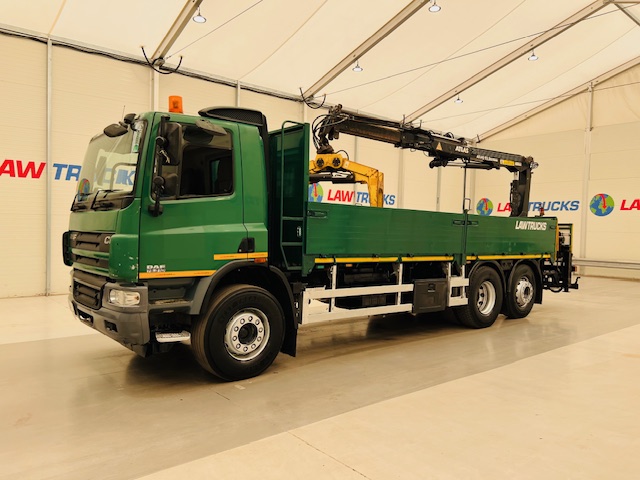 DAF CF75 310 Rear Lift Day Cab Dropside Brick Grab