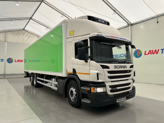 Scania P280 6×2 Rear Lift Day Cab Fridge Box