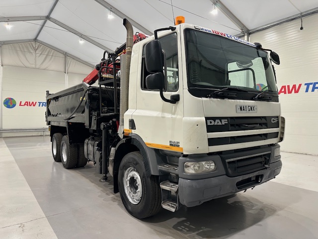 DAF CF75 310 6×4 Day Cab Steel Tipper Grab