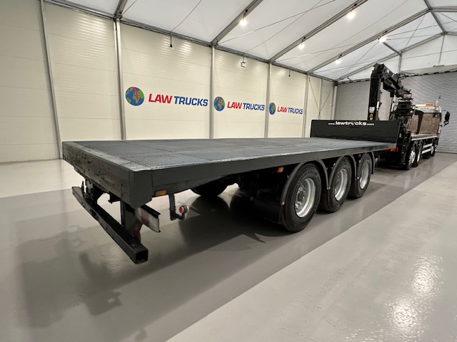 DAF CF85 360 8×2 Flatbed Brick Grab Drawbar