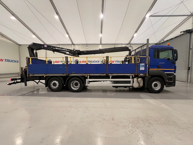 MAN TGS 26.360 6×2 Rear Lift Dropside Brick Grab Manual
