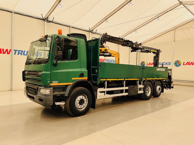 DAF CF75 310 Rear Lift Day Cab Dropside Brick Grab