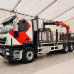 Iveco Stralis 310 Euro 6 6×2 Flatbed Brick Grab - thumbnail