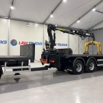 Scania R420 8×2 Rear Lift Brick Grab Drawbar - thumbnail