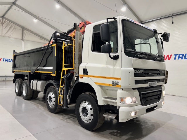 DAF CF85 360 8×4 Day Cab Steel Tipper Grab