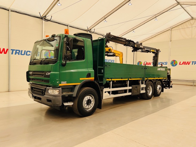DAF CF75 310 Rear Lift Day Cab Dropside Brick Grab