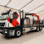 Iveco Stralis 310 Euro 6 6×2 Flatbed Brick Grab - thumbnail