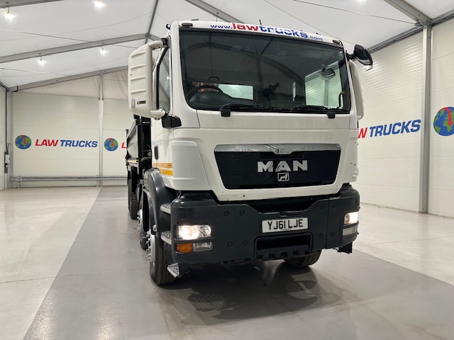 MAN TGS 35.360 8×4 Day Cab Steel Tipper Grab