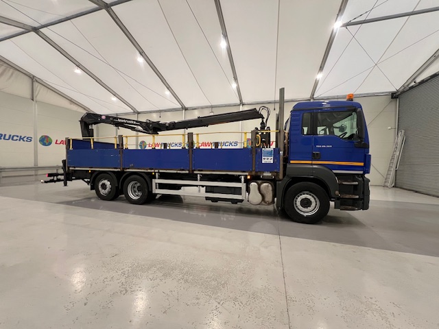 MAN TGS 26.360 6×2 Rear Lift Dropside Brick Grab Manual